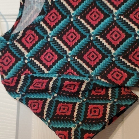 NWOT LuLaRoe Geometric Pattern Carley Swing Dress Size XXS - Picture 2 of 10